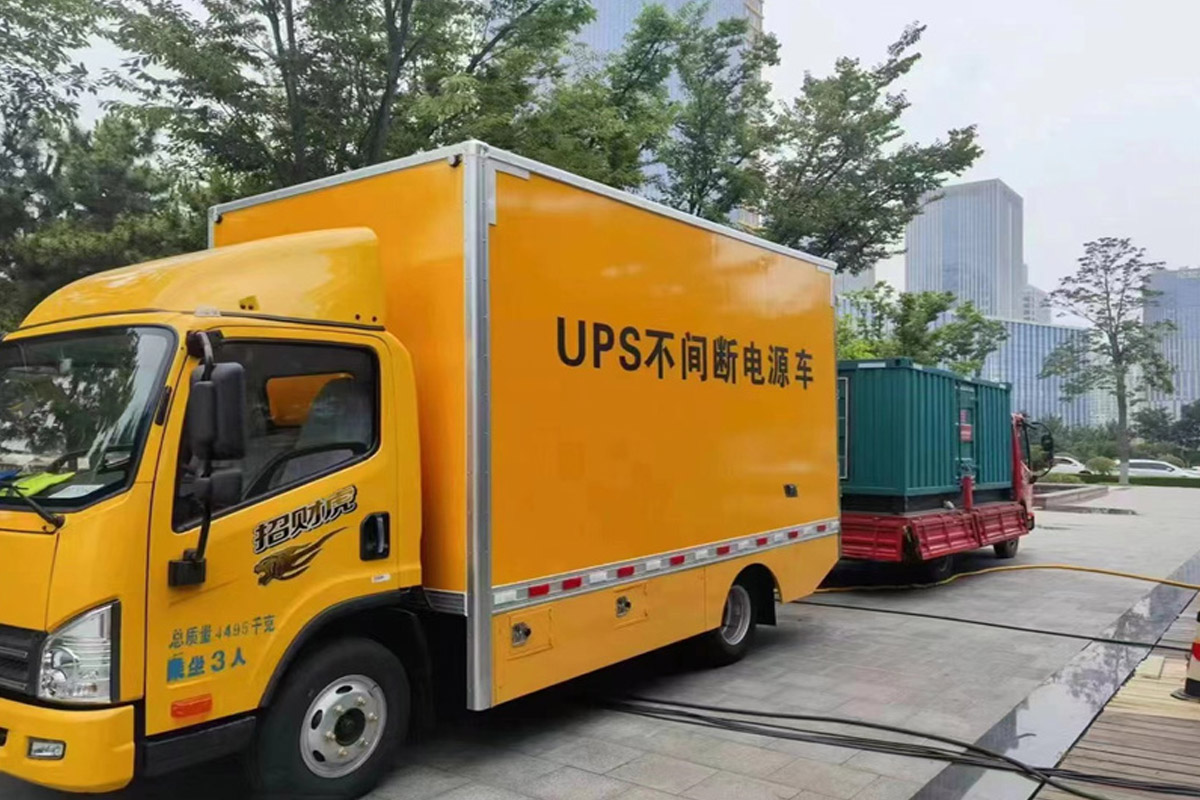 攀枝花发电机租赁施工现场