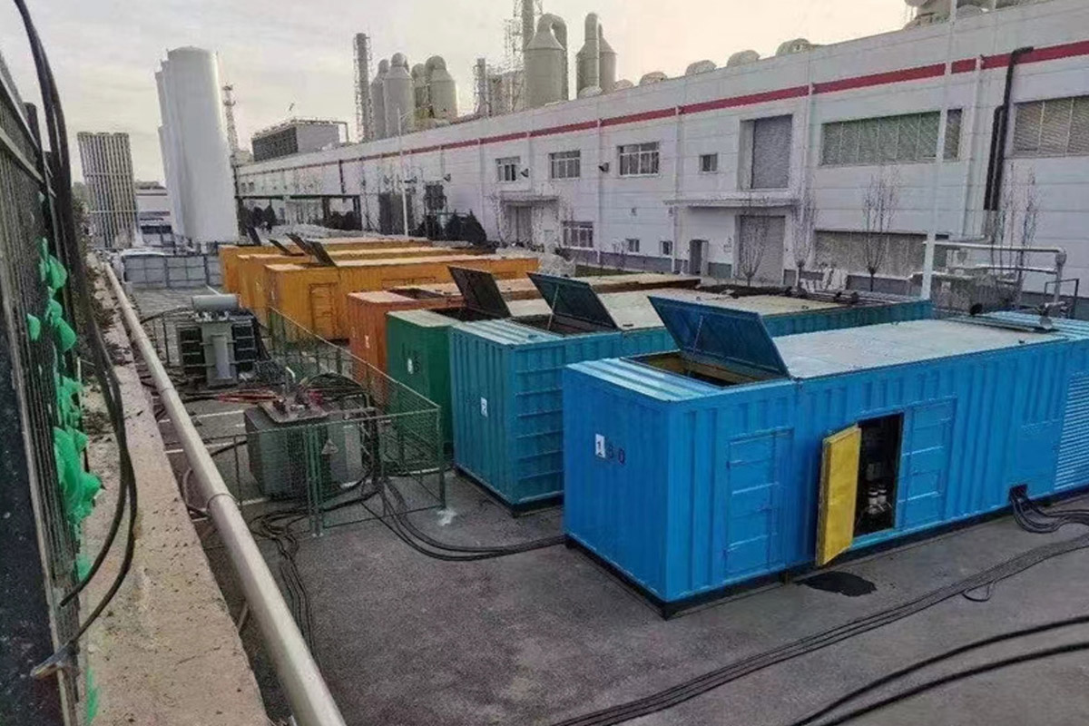 攀枝花发电机租赁施工现场
